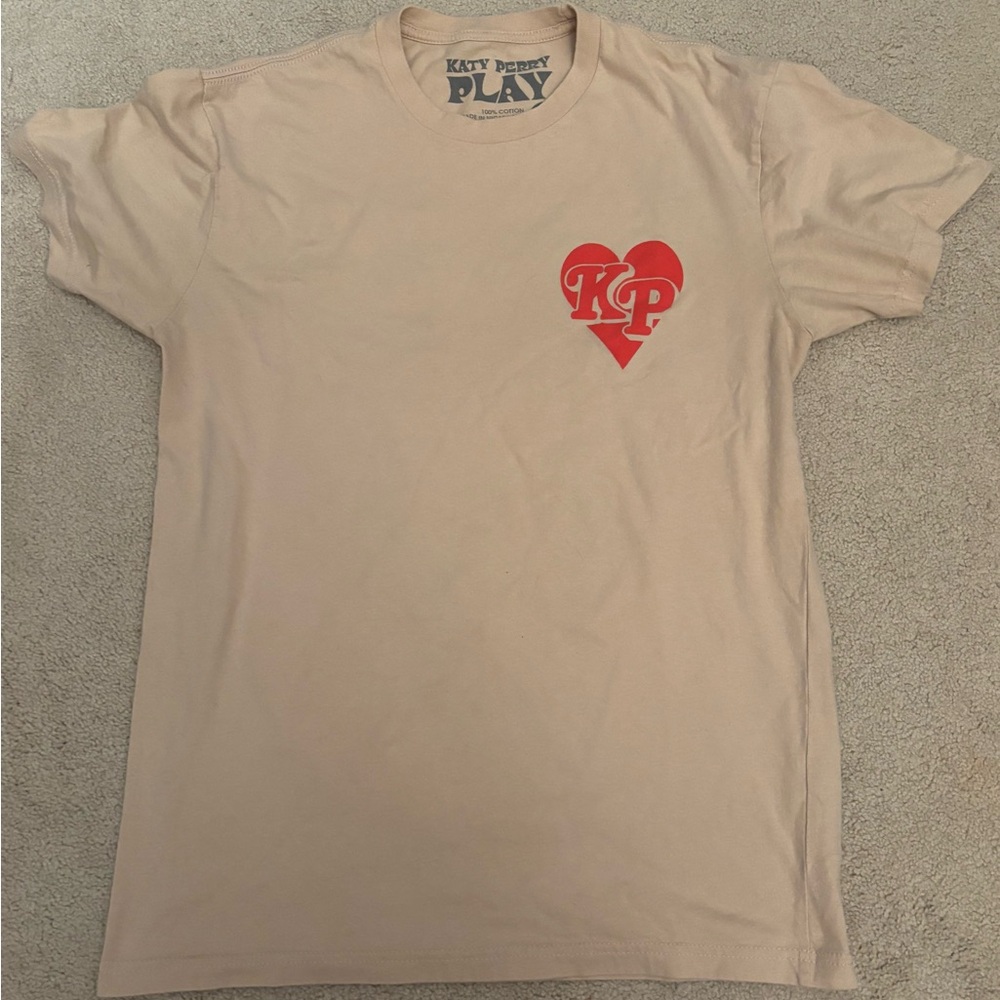 Katy Perry Collections Tan Tee with Red Heart
